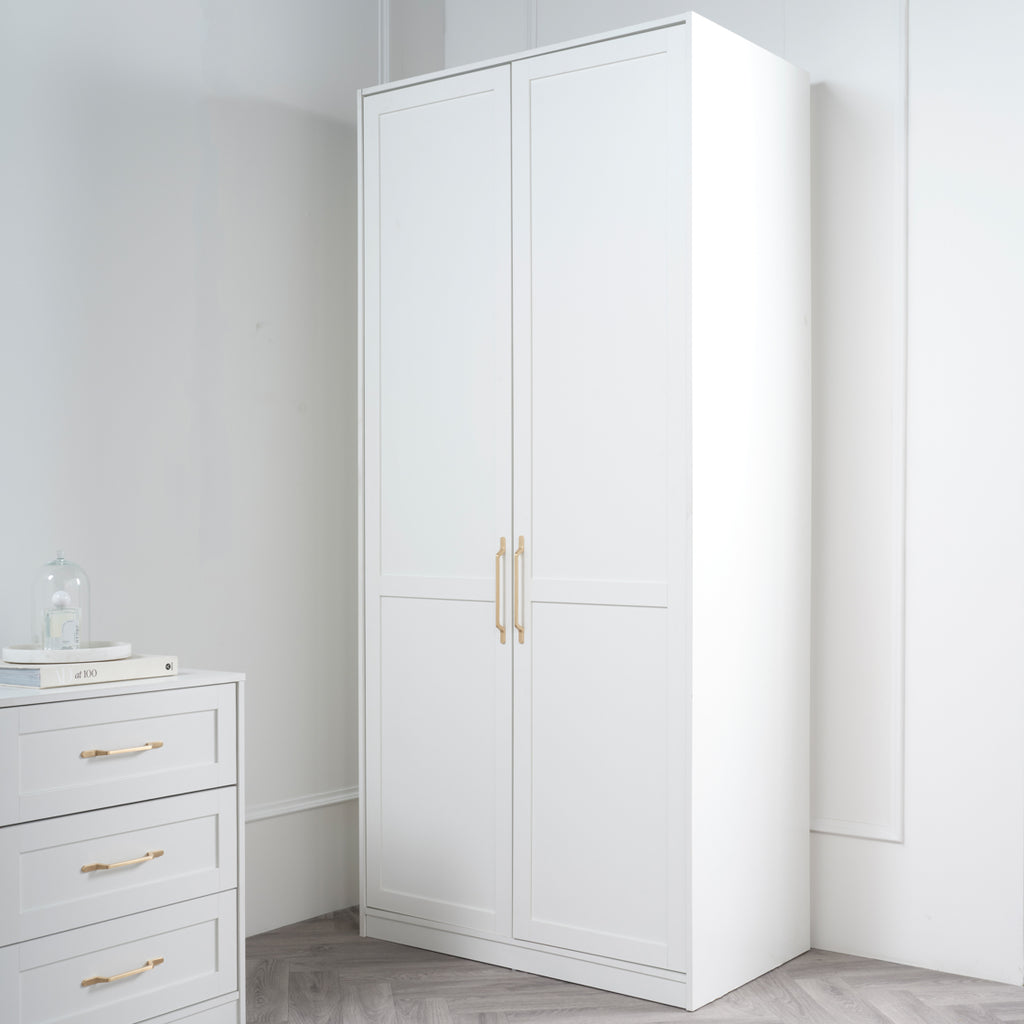Austen White Double Wardrobe