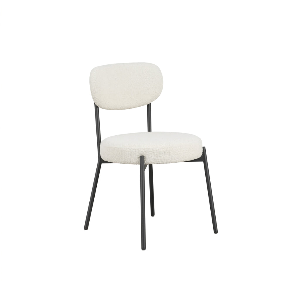 Casa Black Table with Smith Ivory Chairs