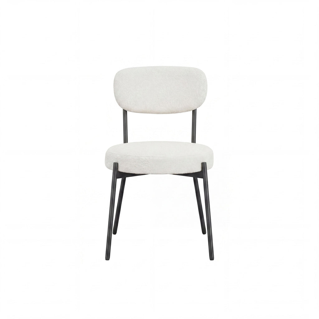 Casa Black Table with Smith Ivory Chairs