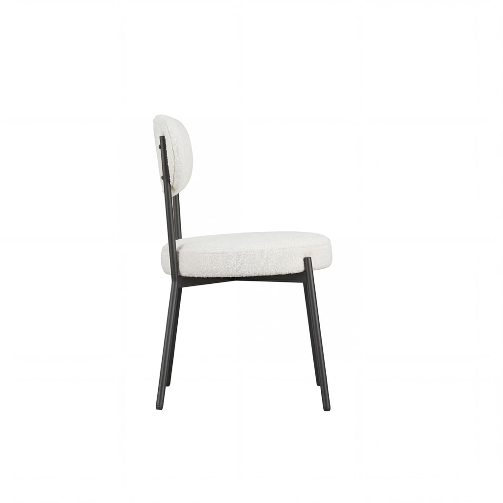 Casa Black Table with Smith Ivory Chairs