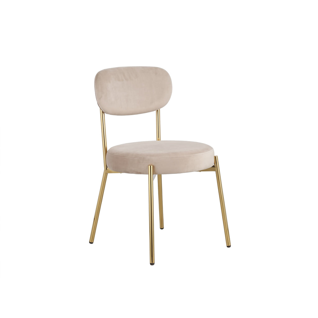 Casa Gold Table with Smith Loaf Chairs