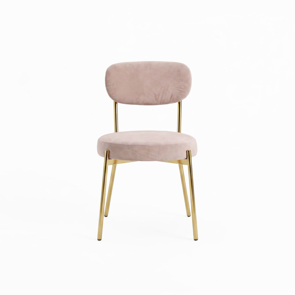 Casa Gold Table with Smith Loaf Chairs