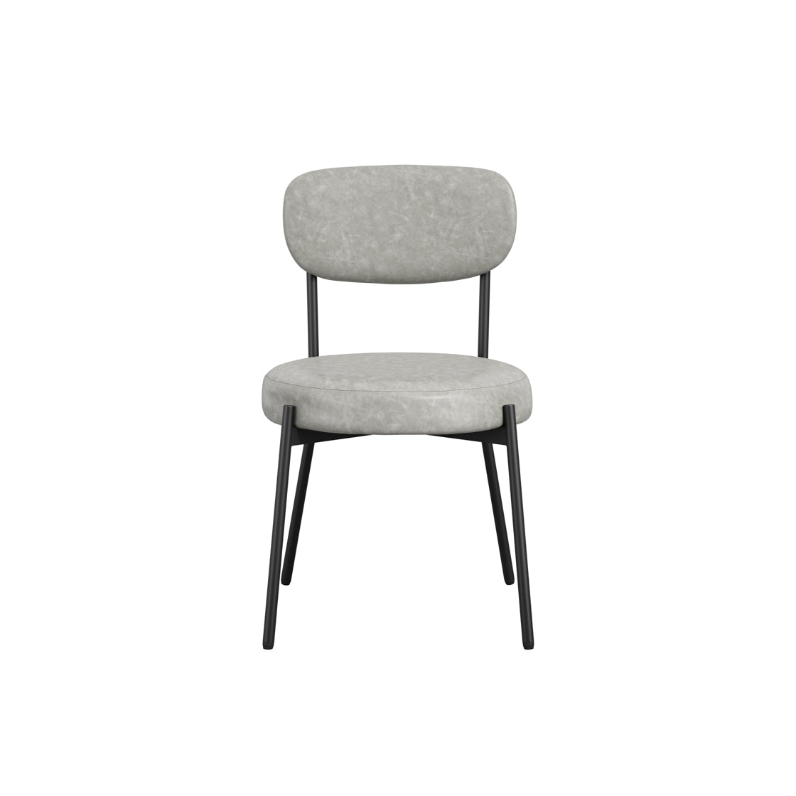 Casa Glass and Black Dining Table 4 Smith Graphite Chairs