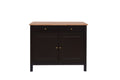 Copenhagen Sideboard Black Frame-Oiled Wood